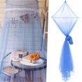 thumbnail image 2 of Jierger 𝑴𝒐𝒔𝒒𝒖𝒊𝒕𝒐 Net Bed Canopy for Girls Blue Round Fashion Bed Canopy Net Dome 𝑴𝒐𝒔𝒒𝒖𝒊𝒕𝒐 Netting Bed Tent Twin Girls Canopy Bed Decor for Baby Crib,Kid Bed and Adult Beds, 2 of 7