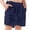 A379 Navy, variant on Toddler Boys Cotton Linen Shorts Elastic Waist with Button Decor Pleated Front Lightweight Summer Chino Shorts for Casual Party Gift, 5T-15Y