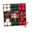 thumbnail image 3 of Kit de Guirnalda de Bolas de Fieltro de Navidad DIY Decoración Navideña Adornos Navideños Colgantes Decoración Navideña para Habitación de Niños Puert Papá Noel, 3 of 8