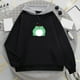 thumbnail image 2 of Sudadera Para Mujer Sudadera Con Capucha de Cuello Redondo Moda Casual Impreso Blusa de Manga Larga Bolsillo Jersey Tops Odeerbi ODB171926, 2 of 5
