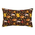 thumbnail image 3 of Salouo Autumn Forest Small Animals Lazy Print Print Pillow Case Cover,Wrinkle-Free Bed Pillow Cover Pack of 1 Home Decor Fade-Resistant and Stain-Resistant ,Pillows Not Included -16"x24", 3 of 8