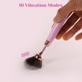 thumbnail image 4 of Tracy's Dog Electric Makeup Brush, Loose Powder Brush Massage Vibrating Blush Brush, 10 Vibration Modes, Pink, 4 of 5
