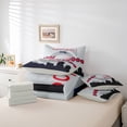 thumbnail image 5 of 7 Pcs Comforter Set Twin Size,American Football Bed in a Bag with Flat Sheet and Fitted Sheet and Adults,Football Bedding Set with Pillowcase and Sham(Foxborough), 5 of 5