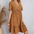 thumbnail image 2 of Bohemian Beach Party Elegant Summer Dress in Sizes S-3XL, 2 of 3