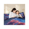 thumbnail image 4 of Homewish Cute Fungus Plants Queen Comforter Set,Watercolor Botanical Mushrooms Comforter Sets Queen,Blue Orange,Navy Blue Reversible,3-Piece,1 Comforter and 2 Pillowcases, 4 of 7