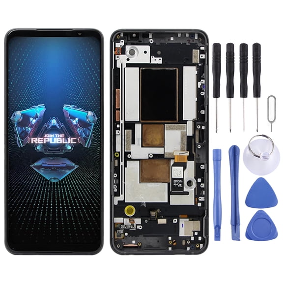 Original AMOLED LCD Screen for Asus ROG Phone 5 ZS673KS 1B048IN I005DB I005DA Digitizer Full with