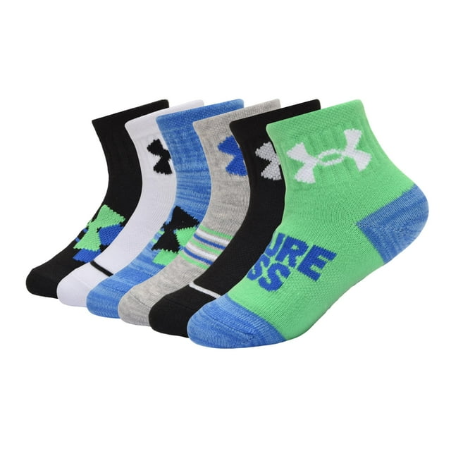 Pack de 6 Medias Tobilleras para Bebés Niños Under Armour 2T-4T