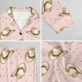 thumbnail image 6 of Top-kevin Cute Sea Fish Women's Long-Sleeve Shirt And Full-Length Bottom Pajama Set, 6 of 12