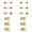 Gold C, variant on 14K Gold Plating Ball Stud Earrings for Women and Men,Hypoallergenic 925 Silver Post Earring for Sensitive Ears Lightweight 3Pairs