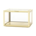 thumbnail image 1 of Figure Organizer Desktop Doll Acrylic Display Cabinet High Transparency Sealed Dustproof Show Case Faint Yellow, 1 of 5