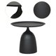 thumbnail image 3 of Mesa auxiliar pequeña, mesa de centro redonda negra, mesa de bebidas moderna, mesa de Martini para dormitorio, Patio, sala de estar, baño de esquina Forma corta negra, 3 of 6