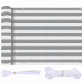 thumbnail image 1 of Balcony protection for visibility Grey and White Grey and White Grey and White 750, 1 of 5