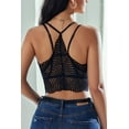 thumbnail image 4 of Avidlove Lace Racerback Bralette for Women Lingerie Black Sexy Bra Tank Tops Sleeveless Camisole Crop Tops, 4 of 4