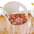 thumbnail image 6 of 15.3in Round Cushion Is Not Easy To Fade, Not Easy To Deform, Durable And Breathable Four Seasons Universal Super Soft Memory Cotton Cushion Retro Groovy Flowers Pattern (9), 6 of 8