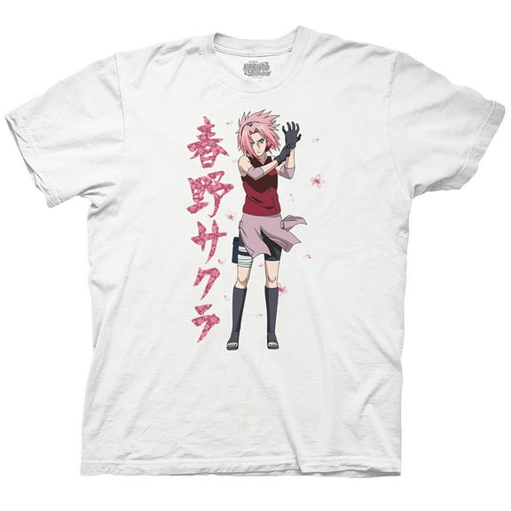 Naruto Shippuden Sakura Cherry Blossoms Anime Adult T-Shirt L