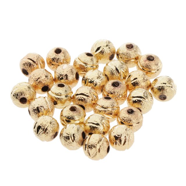 25x Granos Gran Orificio Granos de tón Accesorios de Moda 6 / 8MM - 6mm Gloria Cuentas para hacer joyas