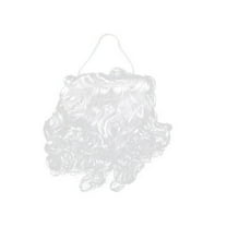 Deeceymbur Santa Claus Beard Costume Accessory for Skeleton Decoration Holiday Pranks Festive Props Party Photos Outdoor Indoor Christmas Fun