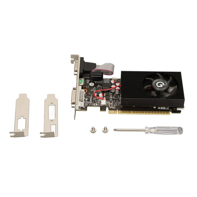 Tarjeta gráfica 4G GDDR3 700MHz 2668MHz 128bit compatible con interfaz Multimedia VGA DVI HD tarjetas gráficas para juegos con un solo ventilador