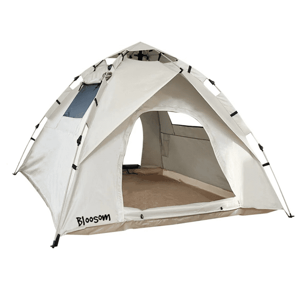 Tienda De Campaña Bloosom Impermeable - 4-5 Personas Casa De Acampar Beige