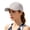 Light Gray, variant on Women's Perforated Mesh Baseball Cap, Hard Brim UV Protection Sun Hat, Lightweight Minimalist Unisex Breathable Hat For Outdoor Hiking Running Daily Wear Grey One Size
