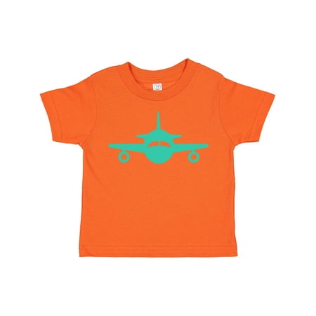 

Inktastic Cute Teal Airplane Gift Toddler Boy or Toddler Girl T-Shirt