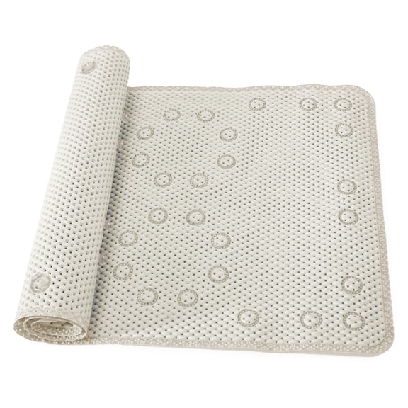 Ray Star Bathtub Mat Non-Slip Shower Mats for Tub, 36×17 Inch, Bath Mat for Tub with Suction Cups and Drain Holes, Washable, Soft on Feet, Easy Clean