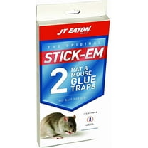 JT Eaton 155N Stick-Em Rat and Mouse Size Glue Trap, 2-Pack