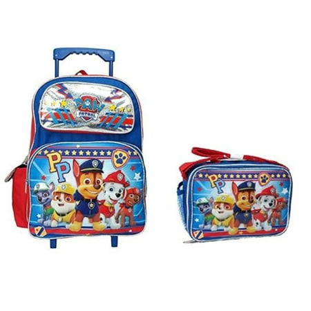paw patrol backpack and lunchbox set