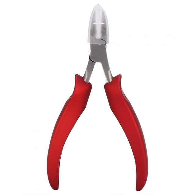 Stainless Cuticle Scissors Cuticle Nippers, Cuticle Clipper, Dead Skin Removal Nipper For Fingernails For Toenails Home Shop Red