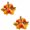 A, variant on 2 Pack Fall Maple Leaf Pumpkin Candle Ring with Golden Leaf Yellow Berry for Thanksgiving Harvest Home Table Decor