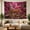 C, variant on XaaKee, Pink Botanical Wildcat Tapestry, Magenta Safari Jungle Wall Hanging, High-Quality Polyester Bedroom Tapestry, Realistic Animal Decor, 60x40Inch