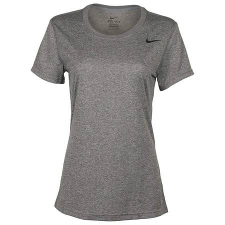 Nike 453181: Women's Dri-Fit Legend Short Sleeve T-Shirt (Large, Carbon Heather)