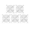Parrillas De Ventilador De Pc 5pcs PC Case Fan Grills Computer Cooling Fan Finger Guard Protector (90mm)