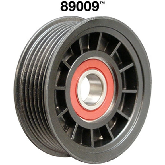 Dayco Drive Belt Tensioner Pulley 89009 OE Replacement; Grooved Pulley