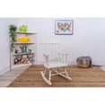 thumbnail image 2 of Deluxe Child's Spindle Rocking Chair (White), 2 of 3