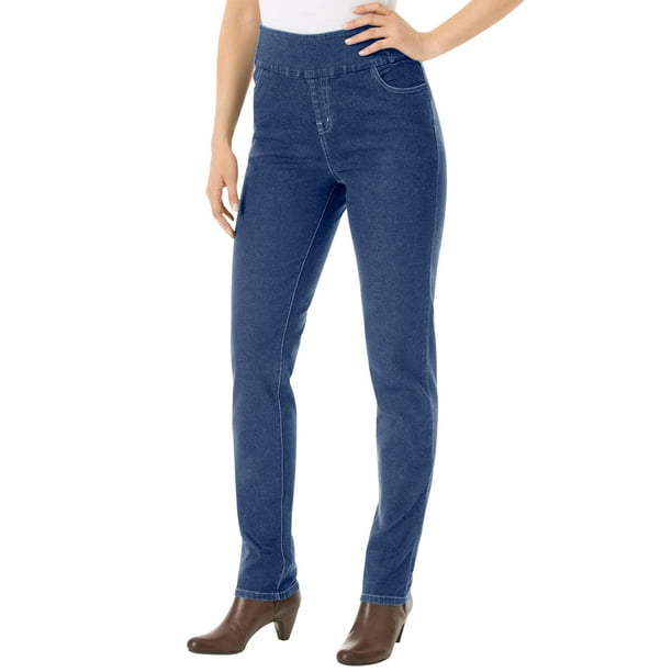 Woman Within Woman Within Women's Plus Size Tall PullOn Straight Leg