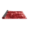 thumbnail image 2 of Ahgly Company Indoor Round Abstract Red Modern Area Rugs, 3' Round, 2 of 4