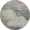thumbnail image 2 of Addison Rugs Mayfield Premium Machine Washable Transitional Abstract Khaki Round Rug, 8' x 8', 2 of 6