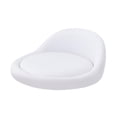 thumbnail image 3 of Taburete de asiento, reemplazo de silla redonda, taburete de asiento de silla con respaldo bajo, accesorio de cuero PU, 3 of 8