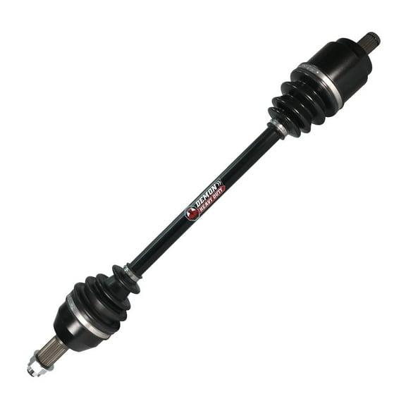 Demon Powersports Front Left/Right Heavy Duty Axle (2009-21) Polaris Sportsman/RZR, Made Up of 4340 Chromoly Steel, in Dual Heat Treated Strength, Gives Wider Angles & in Molybdenum Grease Precision
