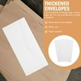 thumbnail image 4 of ELAYARD 100Pcs White Blank Paper Cash Envelopes with Strong Security for Office File Storage, 4 of 8