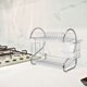 thumbnail image 1 of FESTFENDS Soporte Para Utensilios De Cocina Doble Capa En Acero Inoxidable Plateado, 1 of 7