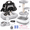 Gray-Cute-Medium, variant on Dark Blue Classic Medium 10-Piece Kitten Starter Kit for Indoor Cats
