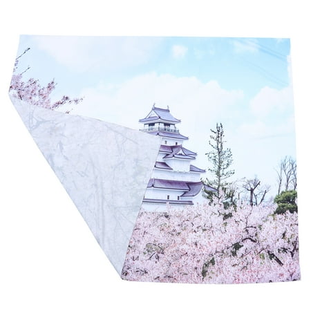 Image of Home Accents Decor Wedding Cherry Blossom Background Cloth Backdrop House Decorations for Wall Hanging Tree Printing Bride