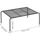 thumbnail image 2 of Pack Kitchen Cupboard Storage Shelves - For Kitchen Cabinets, Countertops, Pantry, Food and Utensils (Black), 2 of 4