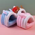thumbnail image 3 of Hamster Bed House, Soft Skin Friendly Plush Winter Warm Cute Rabbit Deer Ear Cage Nest for Young Guinea Pig Degu Drawl Hedgehog Hamster Ferrets Rats Hedgehogs Chinchilla, 3 of 8