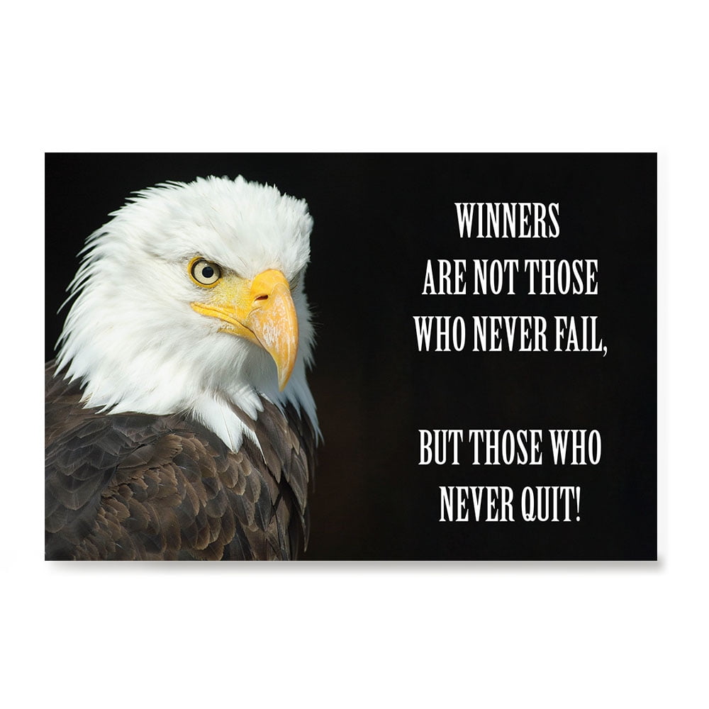 Ezposterprints Most Popular Eagle Theme Quote Posters Power Strength Brave Motivational Quotes Poster Printing Wall Art Print For Home Office Winners 48x32 Inches Walmart Com Walmart Com Ezposterprints Most Popular Eagle Theme Quote Posters Power Strength Brave Motivational Quotes Poster Printing Wall Art Print For Home Office Winners 48x32 Inches Walmart Com Walmart Com