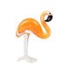 thumbnail image 1 of Estatuilla de flamenco Estatuilla de cristal, adorno de Navidad, coleccionables de flamencos, regalo de cumpleaños, estatuilla de arte Animal, escultura, obra de arte para , Naranja 7,6 cm Altura, 1 of 9
