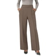 thumbnail image 6 of njoytime Work Pants Women Dress High Waisted Stretchy Straight Leg Wide Leg Trousers Business Casual Plus Size Pants, 6 of 8