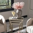 thumbnail image 4 of Michael Amini Lisbon Nesting Table - Set of 3 - Silken Matte Cream, 4 of 12